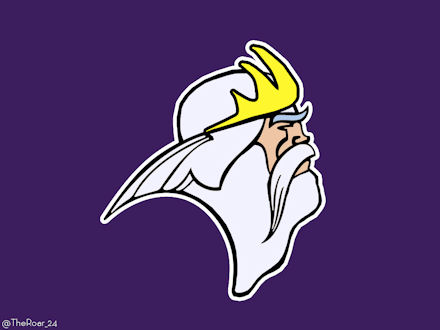 King Triton Minnesota Vikings Logo fabric transfer